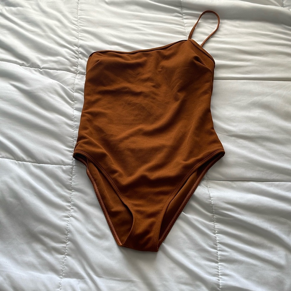 COPY - Brown one piece swim
